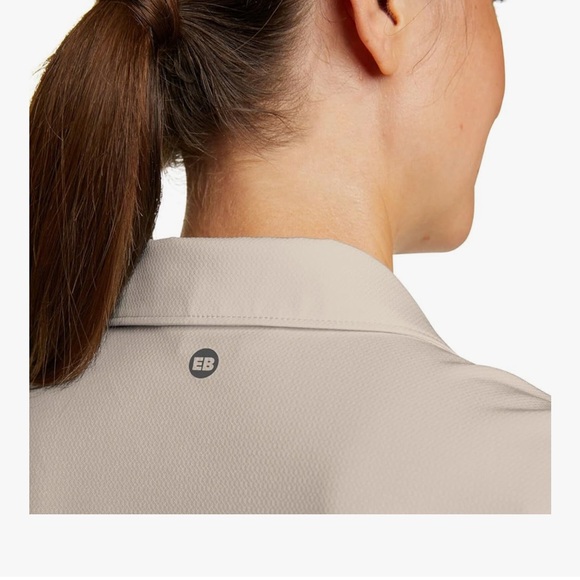 Eddie Bauer Tan Fitted Button Down Shirt - Picture 3 of 6